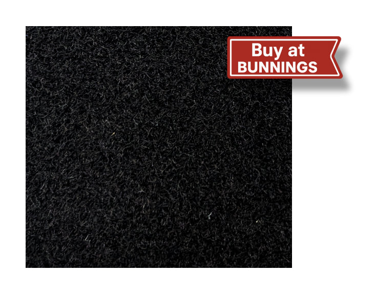 Belvet Plush Car Matting 67cm – Black