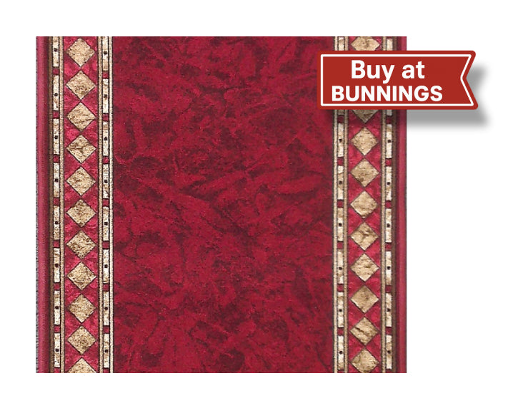 Bermudes Printed Carpet Runner 67cm – Cheops Red