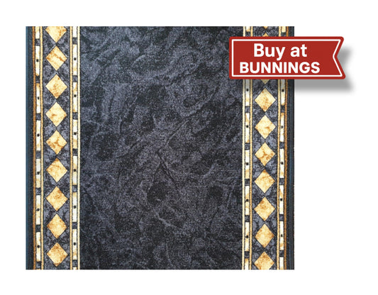 Bermudes Printed Carpet Runner 67cm – Cheops Slate