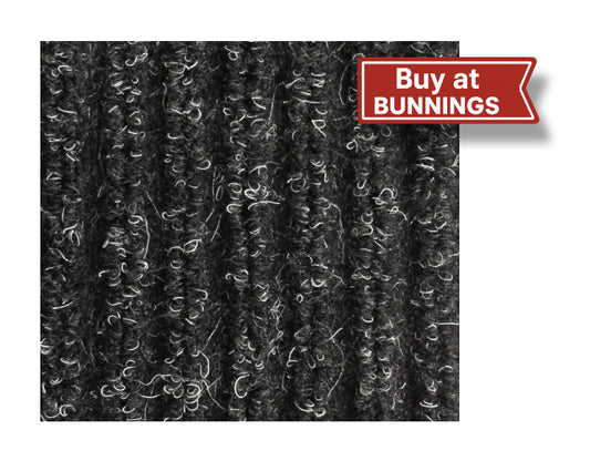 Garage 2-Rib Impervious Back Carpet Matting 90cm – Charcoal